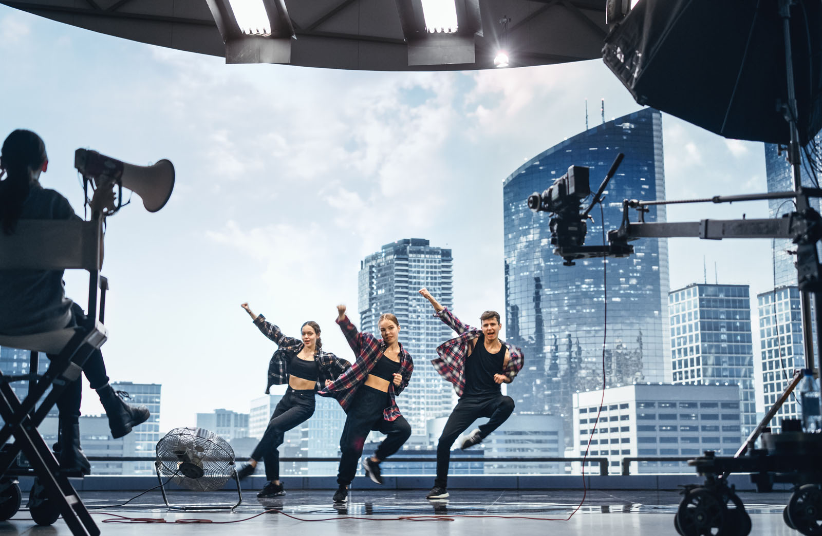 virtual film set for music videos